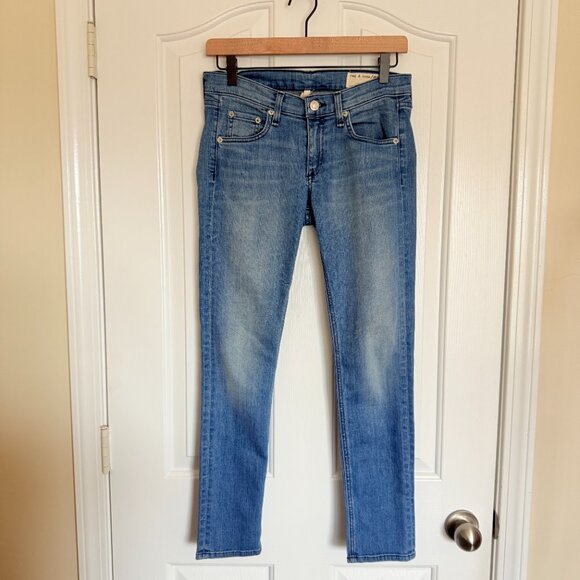 Rag & Bone Women's Skinny Jeans Capri Light Wash Size 25 - Picture 2 of 13